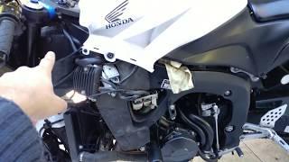 Cambio Bujías y Refrigerante / Anticongelante Honda CBR600RR del 2007 al 2012 inclusive