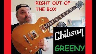 Chibson Fake Greeny Les Paul Unboxing & Tear down (Not a Real Gibson)