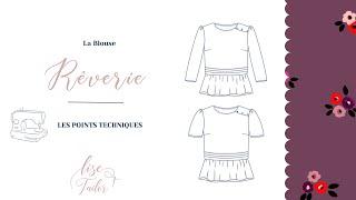 Tutoriel blouse Rêverie Lise Tailor