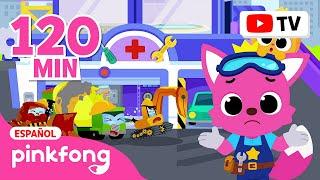 La Patrulla de Policía Está Rota y Más | Videos de Autos para Niños | Pinkfong Canciones Infantiles