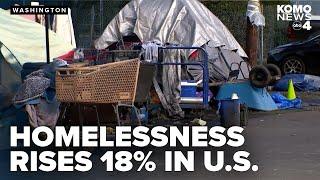 Washington has 3rd highest homeless population in US, federal report shows