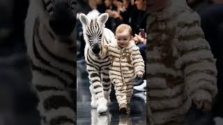 Cute Baby Moto Fashion Show #cute #fashion #baby #Ai #Runway #fyp #viral #kawaii #faishionshow