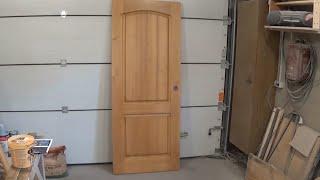 Production of a panel (tambour) door.