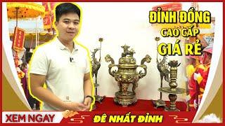 Bộ đỉnh đồng ngũ sự tứ linh cao cấp giá rẻ