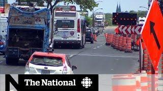 Major traffic jams in Montreal due to infrastructure neglect