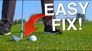 How to Stop Hitting Behind the Golf Ball (3 Easy Fixes)