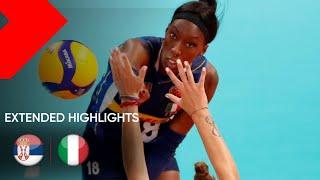 SERBIA vs. ITALY I Extended Match Highlights I CEV EuroVolley 2021 Final