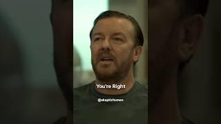 Ricky Gervais on God #skeptic #atheist #god #religion #facts #viral #science #faith #agnostic