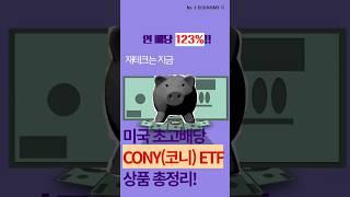 미국 초고배당 'CONY' ETF 총정리! #코니 #CONY #미국고배당주