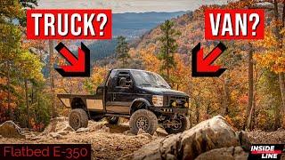 2021 Ford E-350 4x4 Flatbed Van from Ujoint Offroad (V4 2.0) | Inside Line