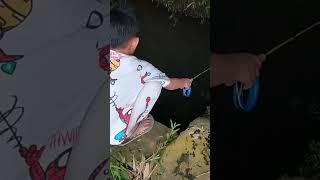 Lempar kail langsung disambar ikan #mancing