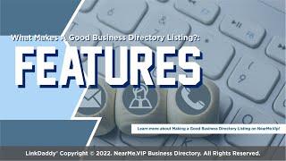 Features of a Good Business Directory Listing