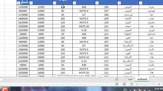 شرح دالة subtotal في اكسل | دالة مهم جدا نكون عارفنها لتوفير الوقت عند استخدام اكسل