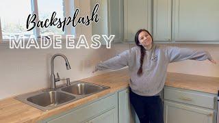 Flip House Upgrade with a Stylish DIY Backsplash!