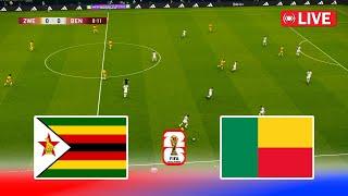 LIVE : ZIMBABWE vs BENIN - FIFA World Cup Qualifiers | Full Match | PES 21 Game Simulation