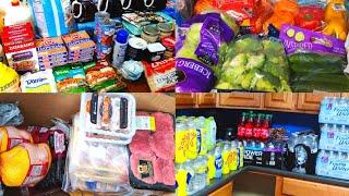 EXTREME GROCERY HAUL | 3 TO 4 MONTHS SAM'S CLUB WALMART WINN DIXIE #food