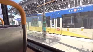 TriMet MAX Orange Line Ride to Milwaukie