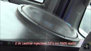 2 Incriminator Audio Leathal Injection 12"s on 1600 watts