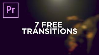 7 FREE Premiere Pro CC Transitions (Transition Pack 1)