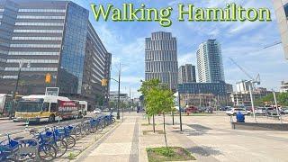 Walking Around Downtown Hamilton Ontario Canada Part 1 6/4/2024