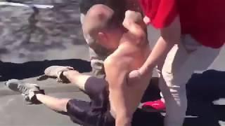 STREET FIGHT ENDS WITH BRUTAL KO ON CONCRETE