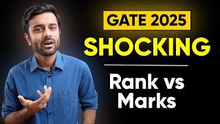 Shocking Marks vs Rank !! GATE 2025 Mechanical