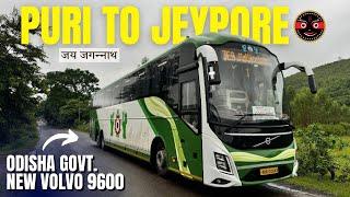 Jagannath Express VOLVO 9600 | Puri to Jeypore LUXURY Bus | OSRTC VOLVO