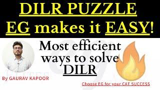 DILR puzzle based on the CAT Pattern | Efficient ways to solve any LRDI puzzle for CAT