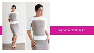Mimi G Style for Simplicity, Pattern 1276 Tutorial. Part #2 Tapered Skirt.