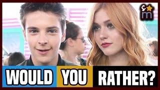 Celebs Play WOULD YOU RATHER? - Teen Choice 2016 | Interview