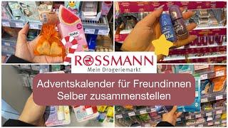 XXXL ROSSMANN LIVE HAUL | 150€ WEG | Adventskalender für Freunde selber machen | Marytuga