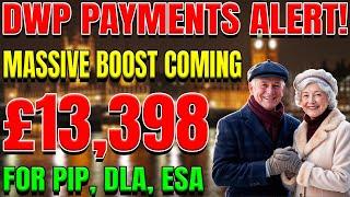 DWP Alert! Sending Seven Direct payments to people on PIP, DLA, ESA Worth Up to £13,398?