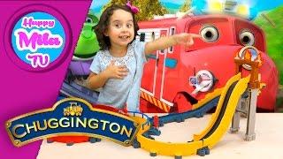 Wilson from Chuggington in High Speed Rescue Stack Track by Tomy | HappyMilaTV #219