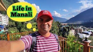 Amazing life in hilly town Manali, Himachal Pradesh