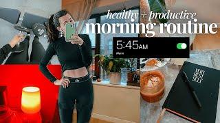 5:45AM MORNING ROUTINE 2025 | realistic healthy habits for the new year