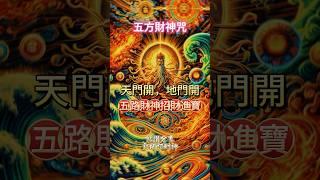 神龍賜福 五方財神咒出大招！每天默念就能財源滾滾來！ #宇宙貝拉