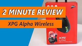 Why the XPG Alpha Wireless is a great wireless gaming mouse - Review