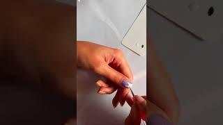 Transform Your Nails with Easy and Cute Bunny Nail Art| Nail Tutorial•diy nails• easy nails#shorts