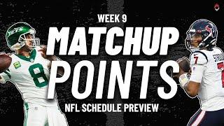 Fantasy Football Guru Reveals Top Matchup Points for Week 9!