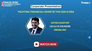 Corporate Presentation By 𝗠𝗿. Satish Kashyap, CEO & Co-Founder, from Drona Pay