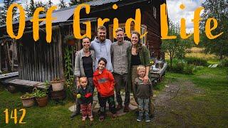 Cabin Life Off the Grid in Sweden | New friends and Building Projects