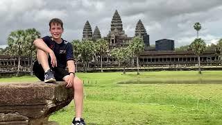 ANGKOR WAT TEMPLE Explores With Peter and his family from England