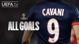 All #UCL Goals: EDINSON CAVANI