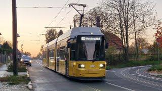 Straßenbahn Berlin | Mitfahrt in der 62 von S Mahlsdorf bis S Köpenick im GTZO.2 2220-B