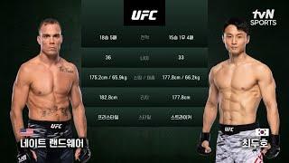 UFC 네이트 랜드웨어 vs 최두호 2차전