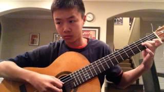 SAKURA - traditional japanese song on classical guitar - Sam Yang