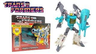 Transformers G1 Retro Reissue Headmaster BRAINSTORM Review