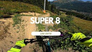 Super 8 Bikepark Les Gets France  Portes Du Soleil Full Run POV RAW