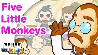 EBS Kids Song - Five Little Monkeys