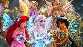 Disney princesses as Fairies with Magic Superpowers ️ A visit to Neverland | Alice Edit!